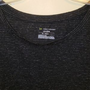 Grey stripes tshirt tank Tek Gear